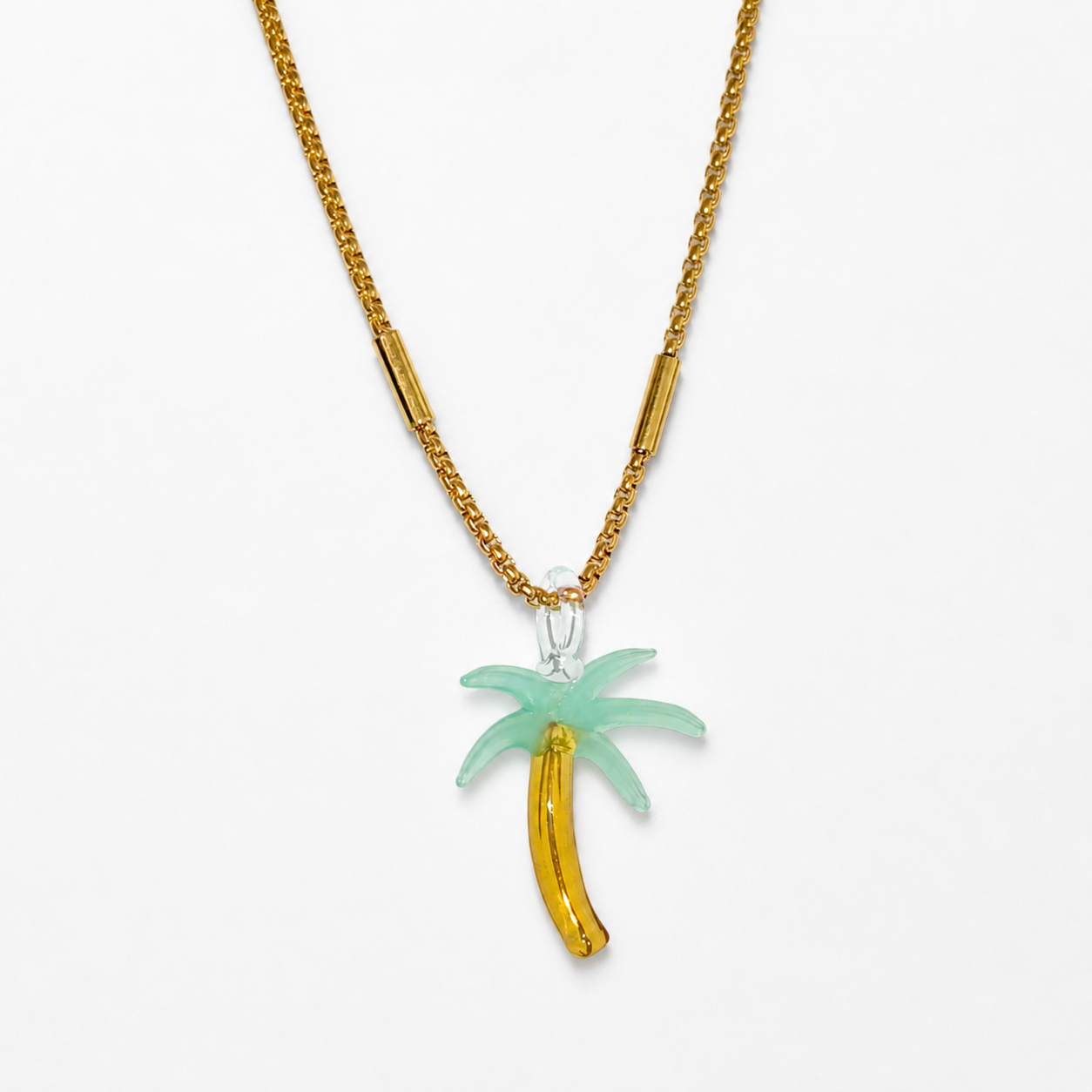 WOW Palma charm in vetro di Murano