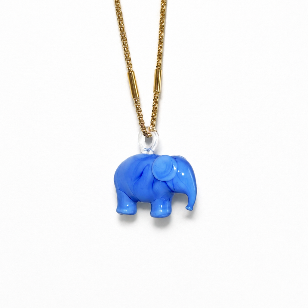 WOW ELEFANTINO charm in vetro di Murano