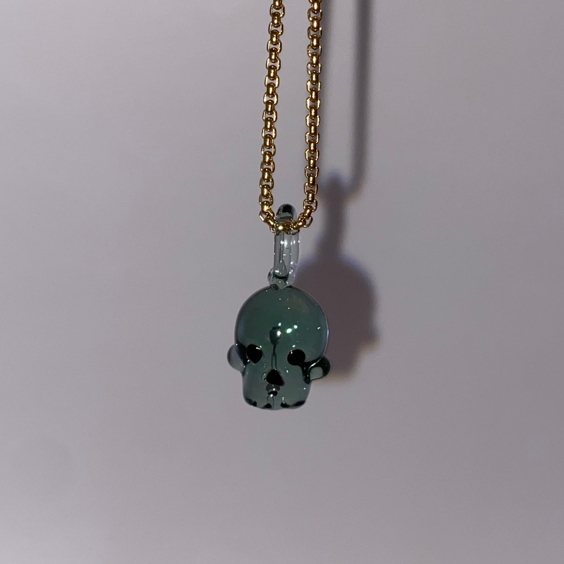 WOW Teschio charm in vetro di Murano