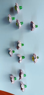 Collana Papavero charm in vetro di Murano