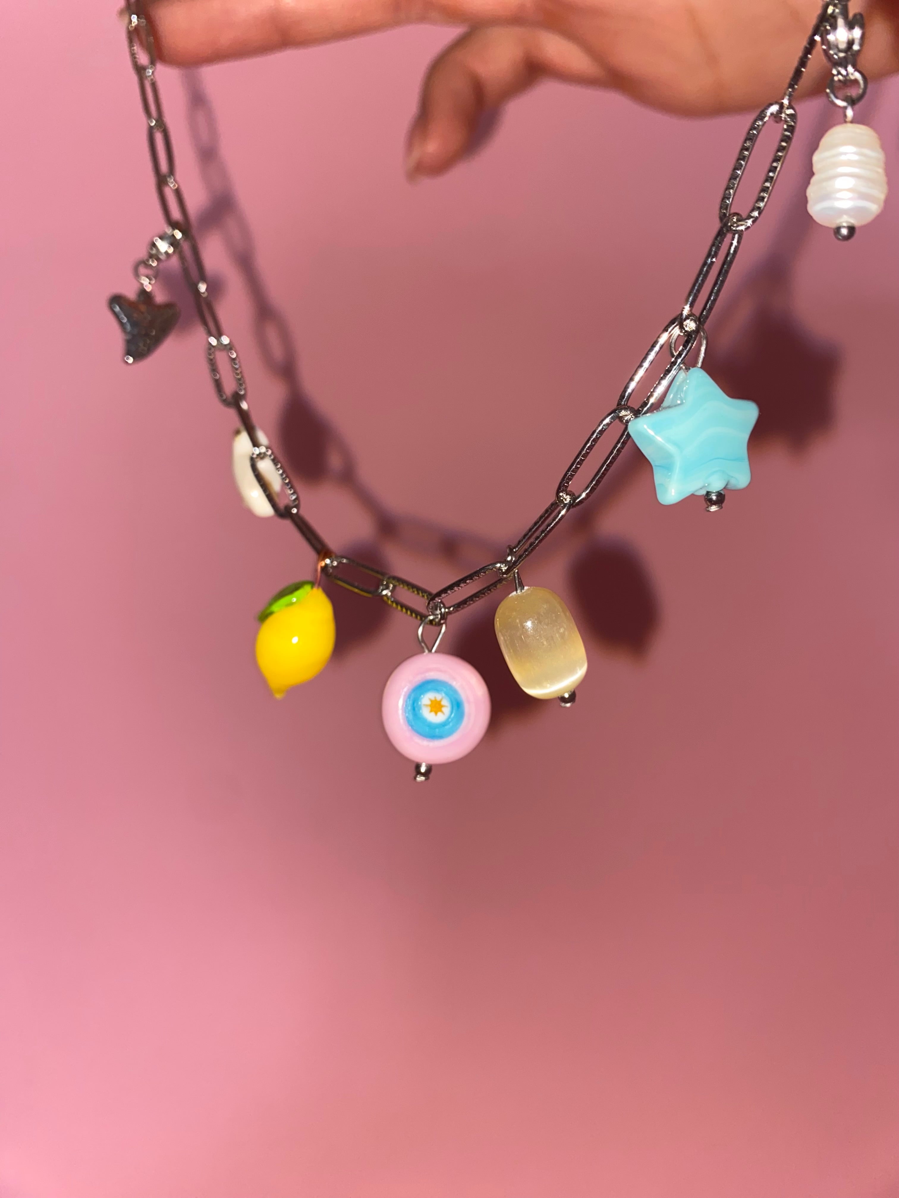 Collana Charm #classica ARGENTO