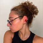Earcuffs TARTARUGA vetro di Murano