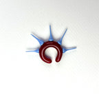 Earcuff Spike in vetro di Murano