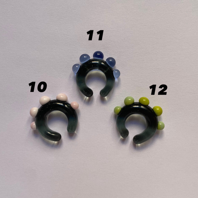 SMALL Earcuffs Babol vetro di Murano