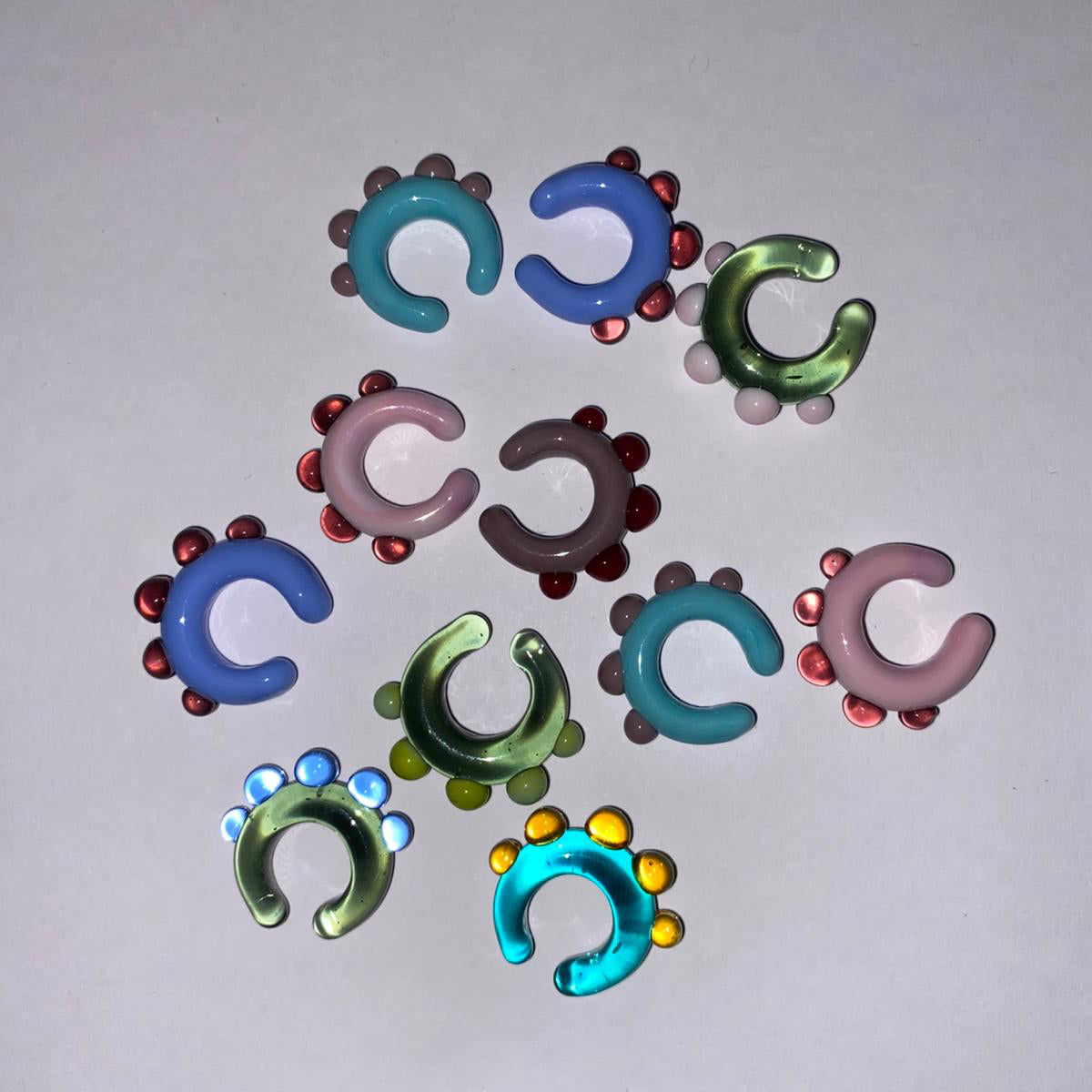 SMALL Earcuffs Babol vetro di Murano