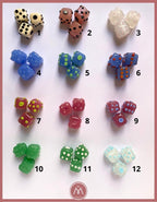 WOW DADO charm in vetro di Murano