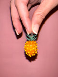 WOW ANANAS GIALLA charm in vetro di Murano