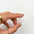 Wow Cuore charm in vetro di Murano