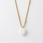 Wow Cuore charm in vetro di Murano