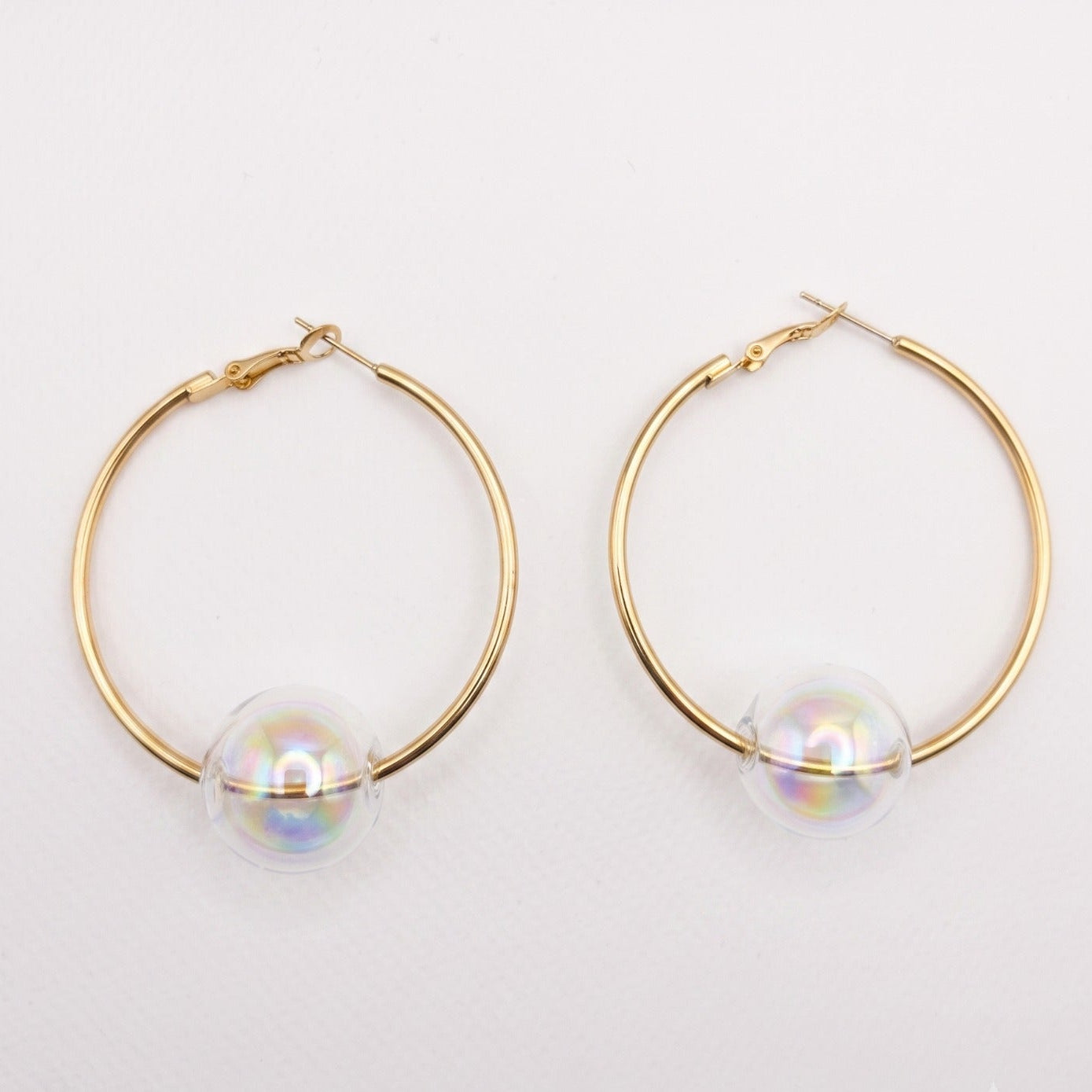 Aura Earrings Soap Bubble