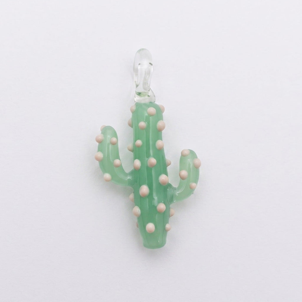 Wow Cactus charm in vetro di Murano