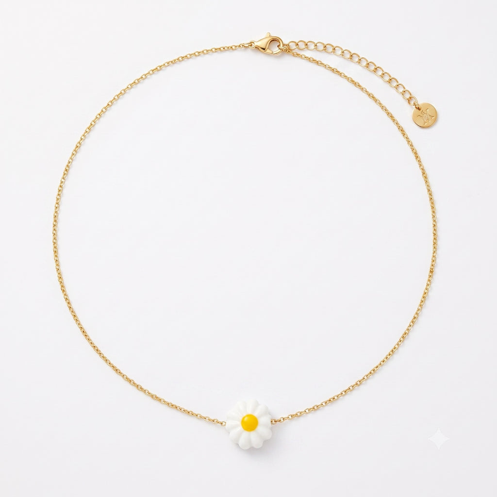 Collana Veneziana Fiore Candy in vetro di Murano