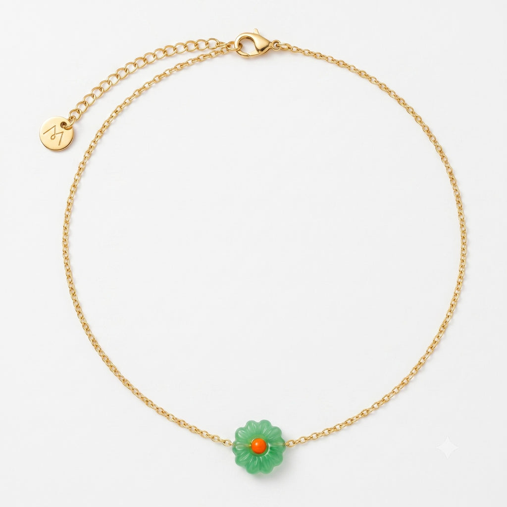Collana Veneziana Fiore Candy in vetro di Murano