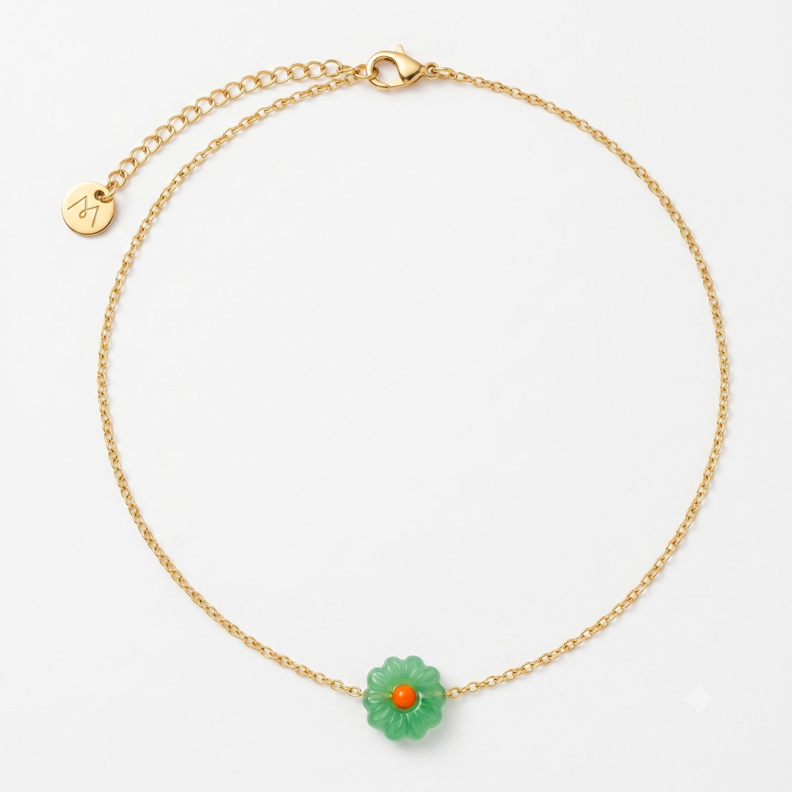 Collana Veneziana Fiore Candy in vetro di Murano