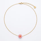 Collana Veneziana Fiore Candy in vetro di Murano