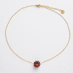 Collana Veneziana Fiore Candy in vetro di Murano