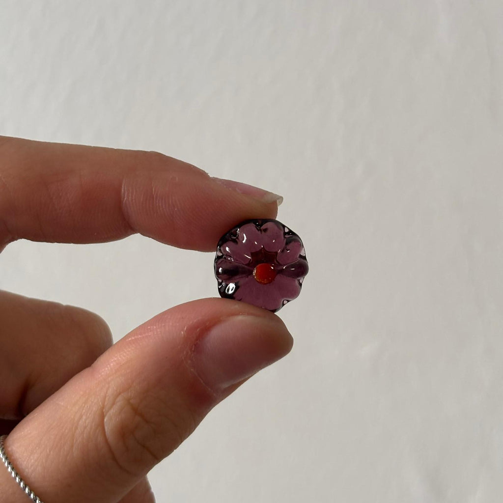 Collana Veneziana Fiore Candy in vetro di Murano
