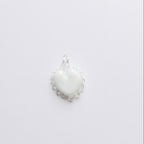 Wow Cuore charm in vetro di Murano
