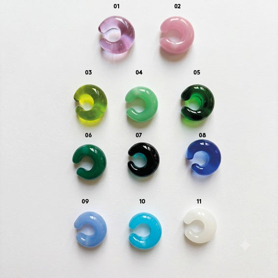MAXI Earcuffs vetro di Murano