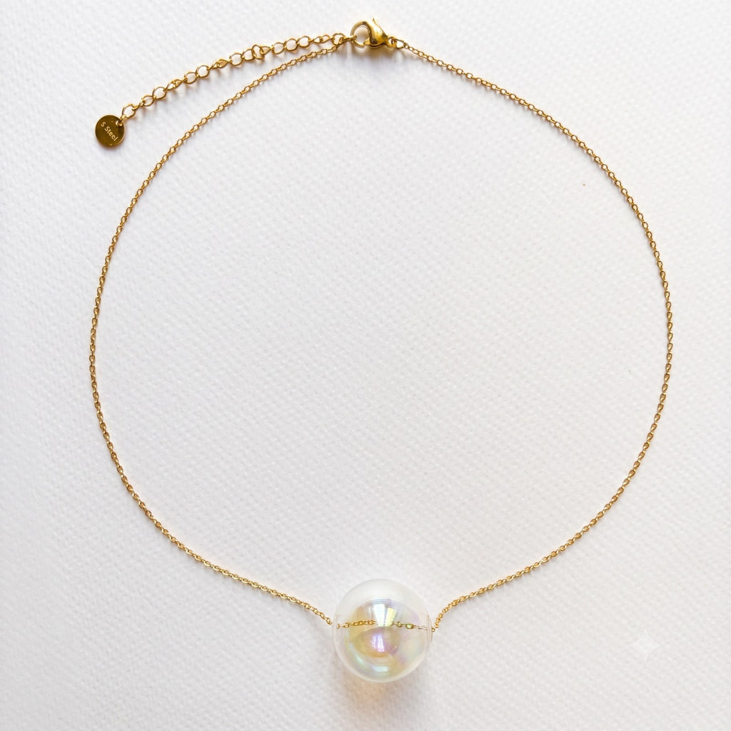 Collana Veneziana Soap Bubble in vetro di Murano