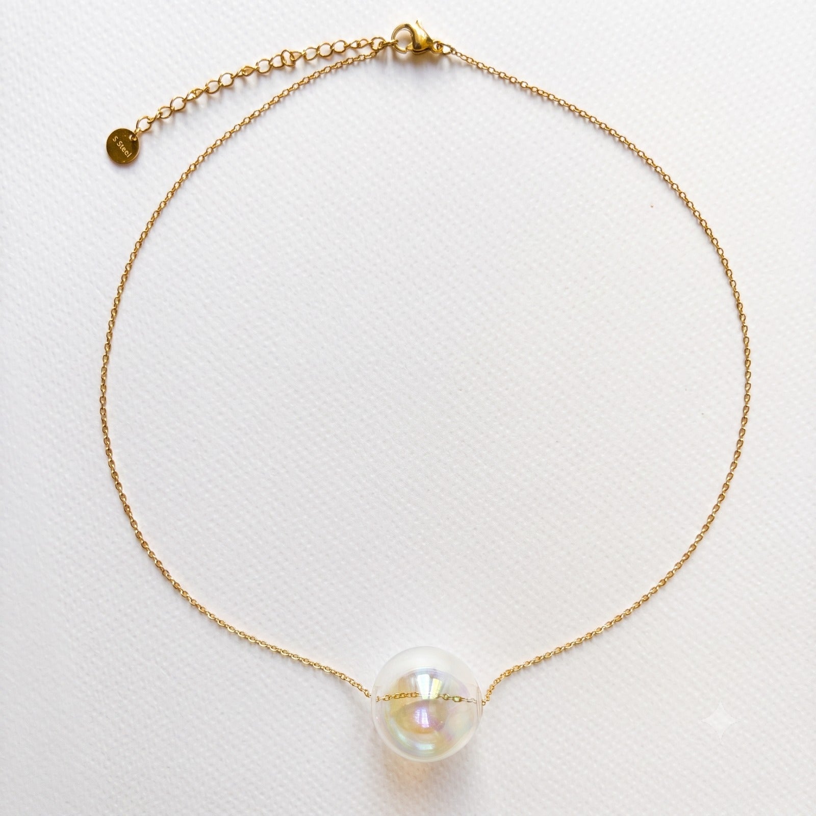 Collana Veneziana Soap Bubble in vetro di Murano