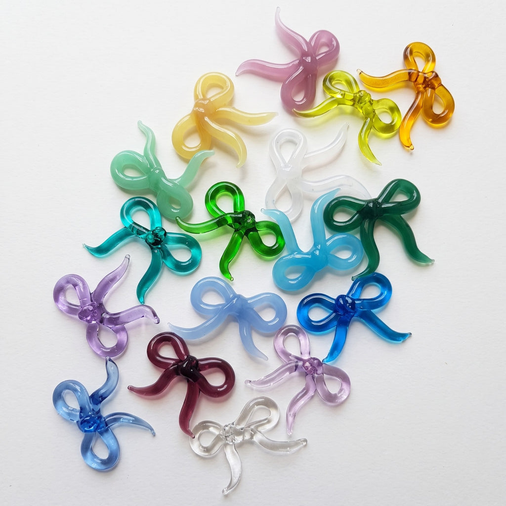 WOW Fiocco (Bow) charm in vetro di Murano