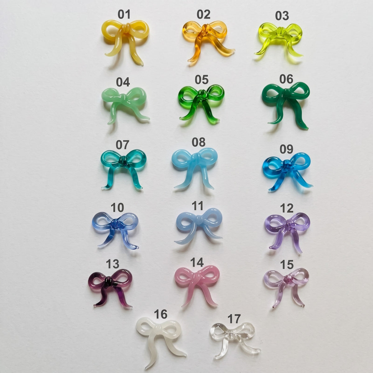 WOW Fiocco (Bow) charm in vetro di Murano
