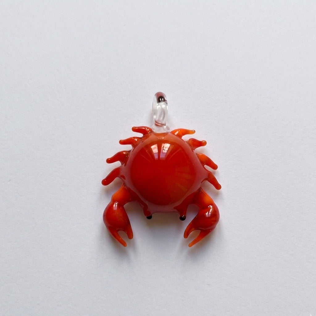 WOW Granchio charm in vetro di Murano