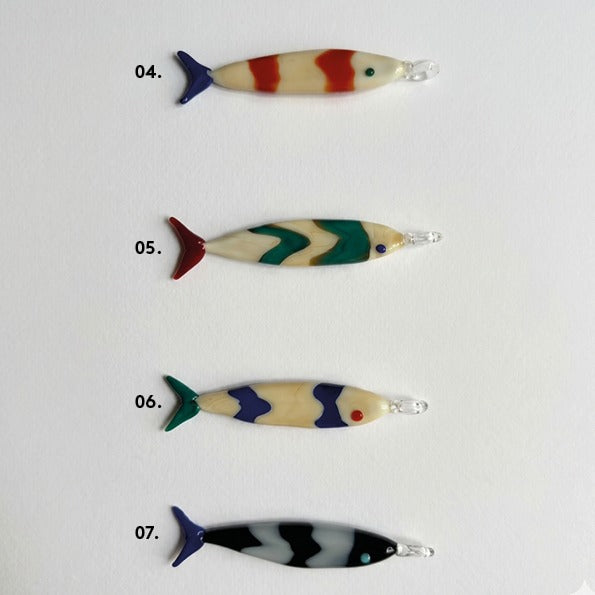 WOW PESCE charm in vetro di Murano