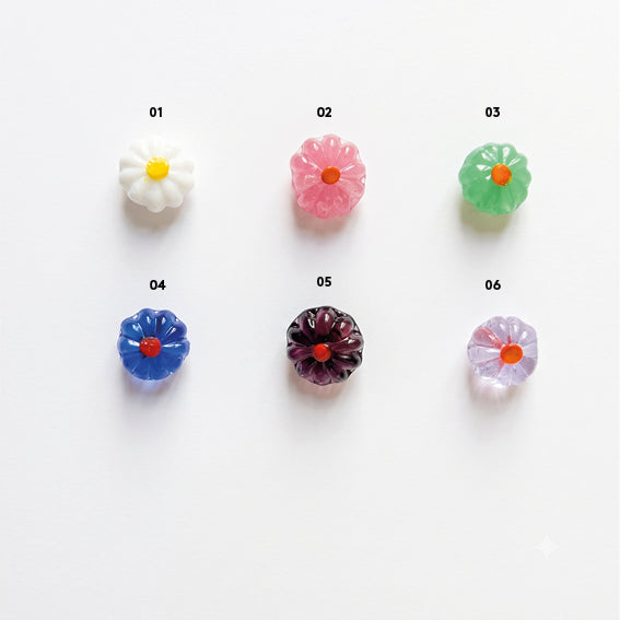 Collana Veneziana Fiore Candy in vetro di Murano
