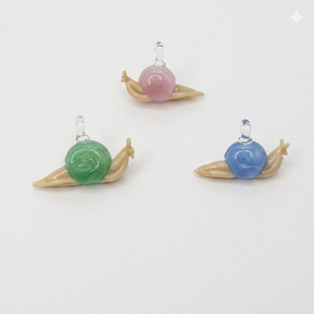 WOW Lumaca charm in vetro di Murano