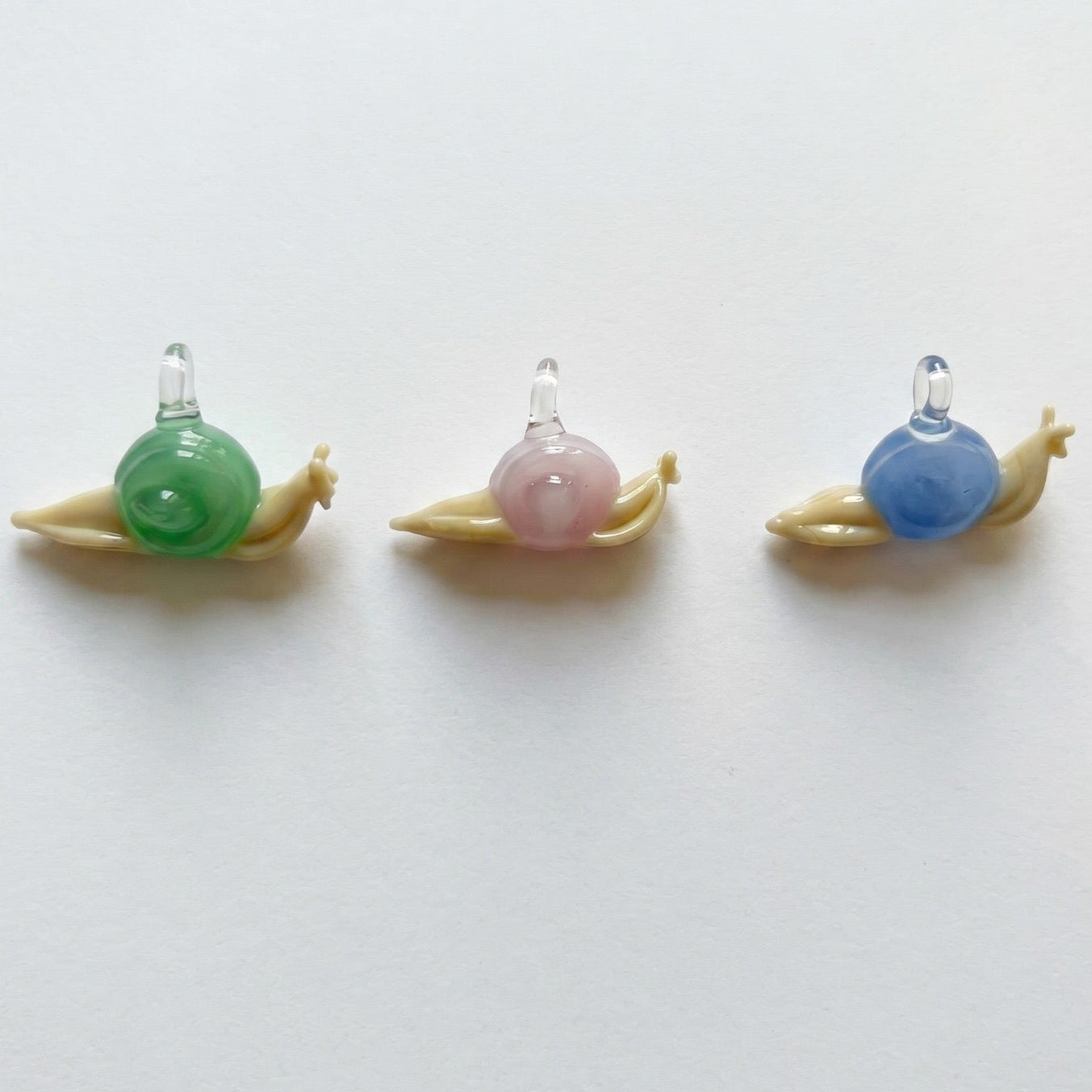 WOW Lumaca charm in vetro di Murano