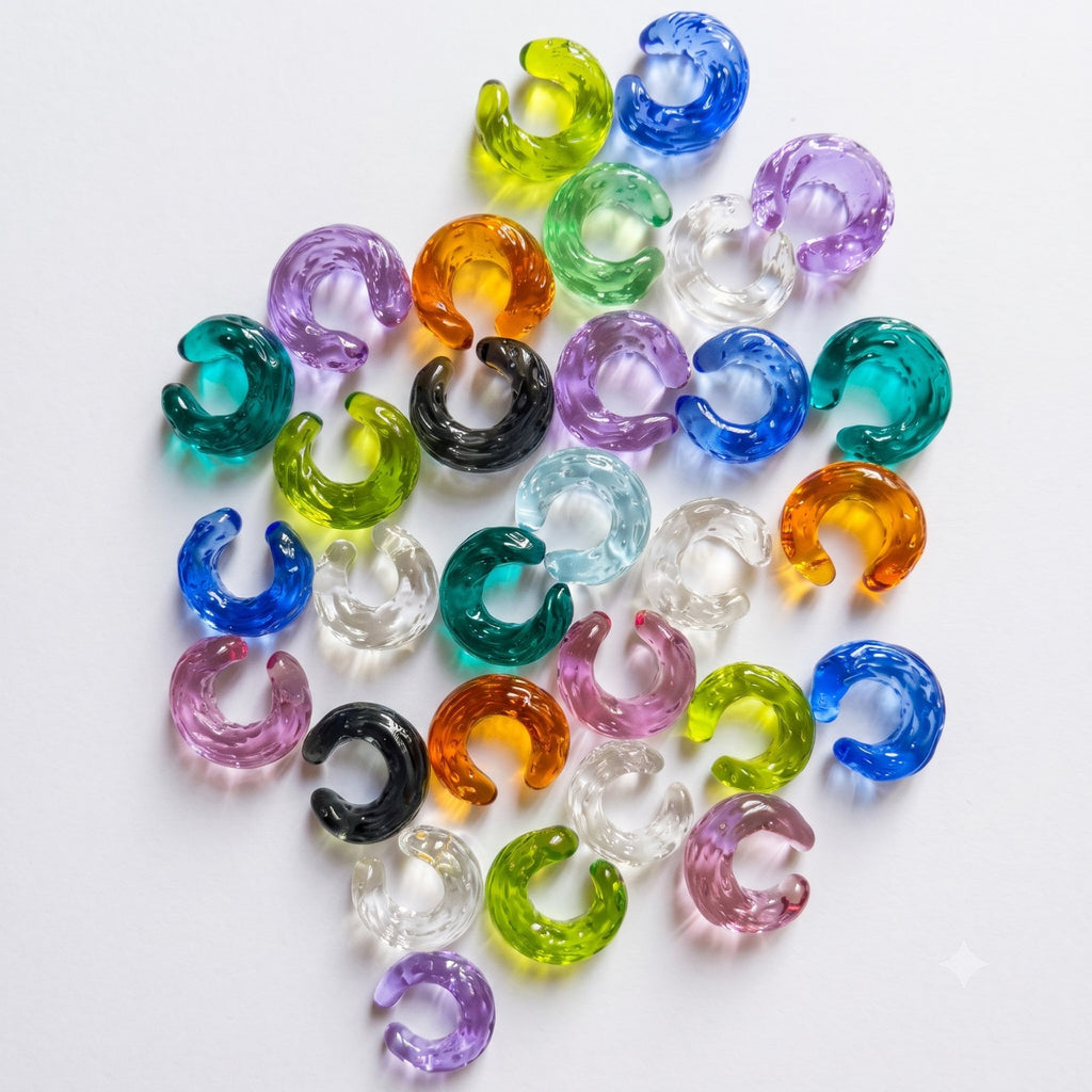 Earcuffs LIQUID vetro di Murano