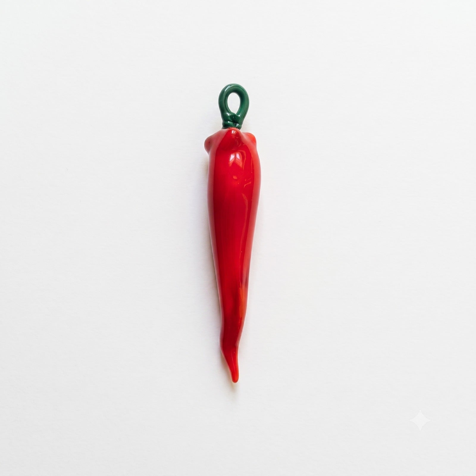 Wow Peperoncino BIG charm in vetro di Murano