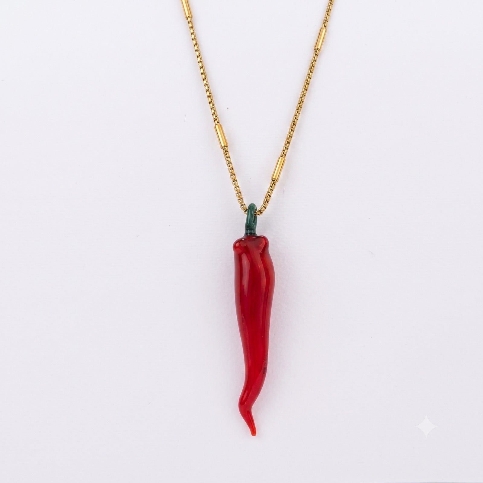 Wow Peperoncino BIG charm in vetro di Murano