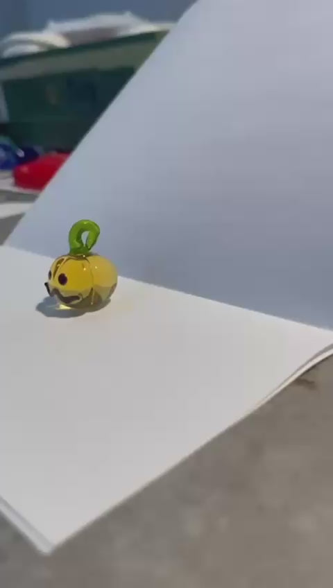 WOW Zucca charm in vetro di Murano
