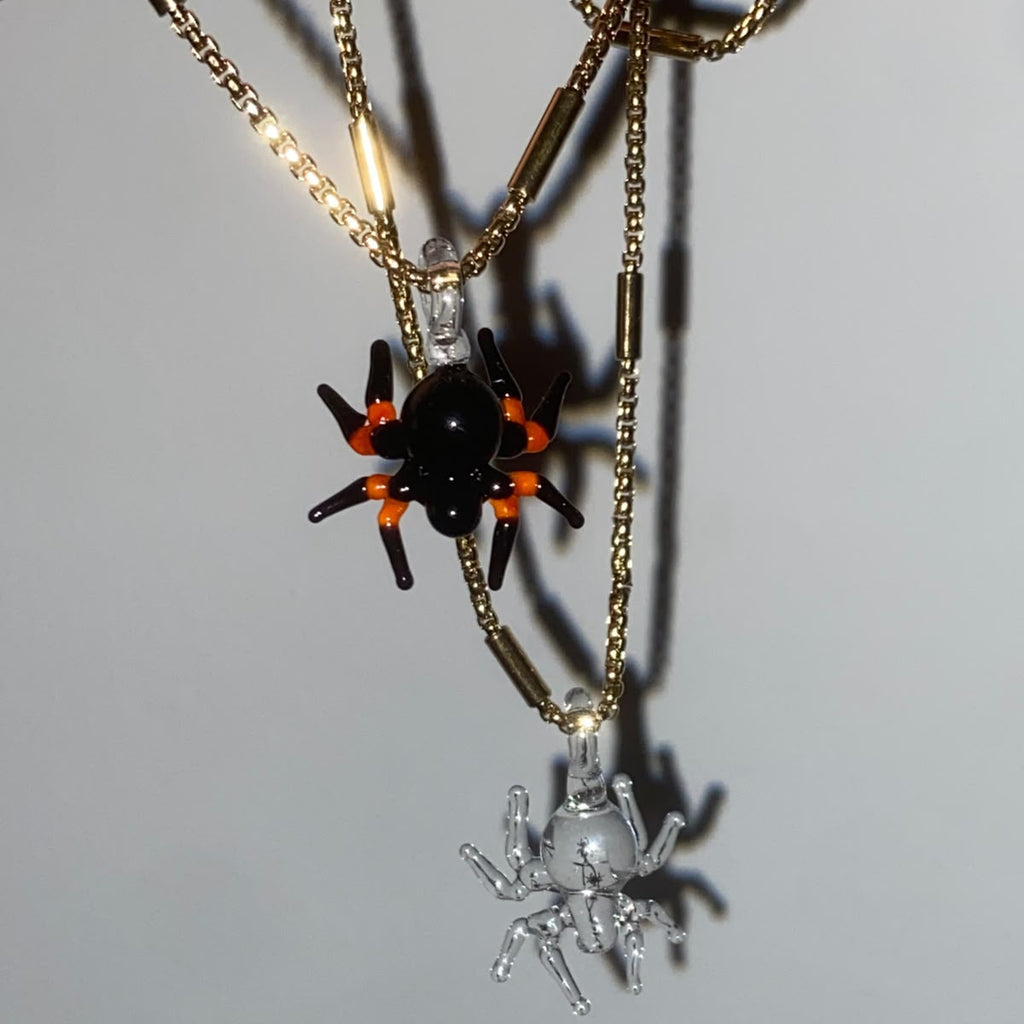Wow Ragno (Spider) charm in vetro di Murano