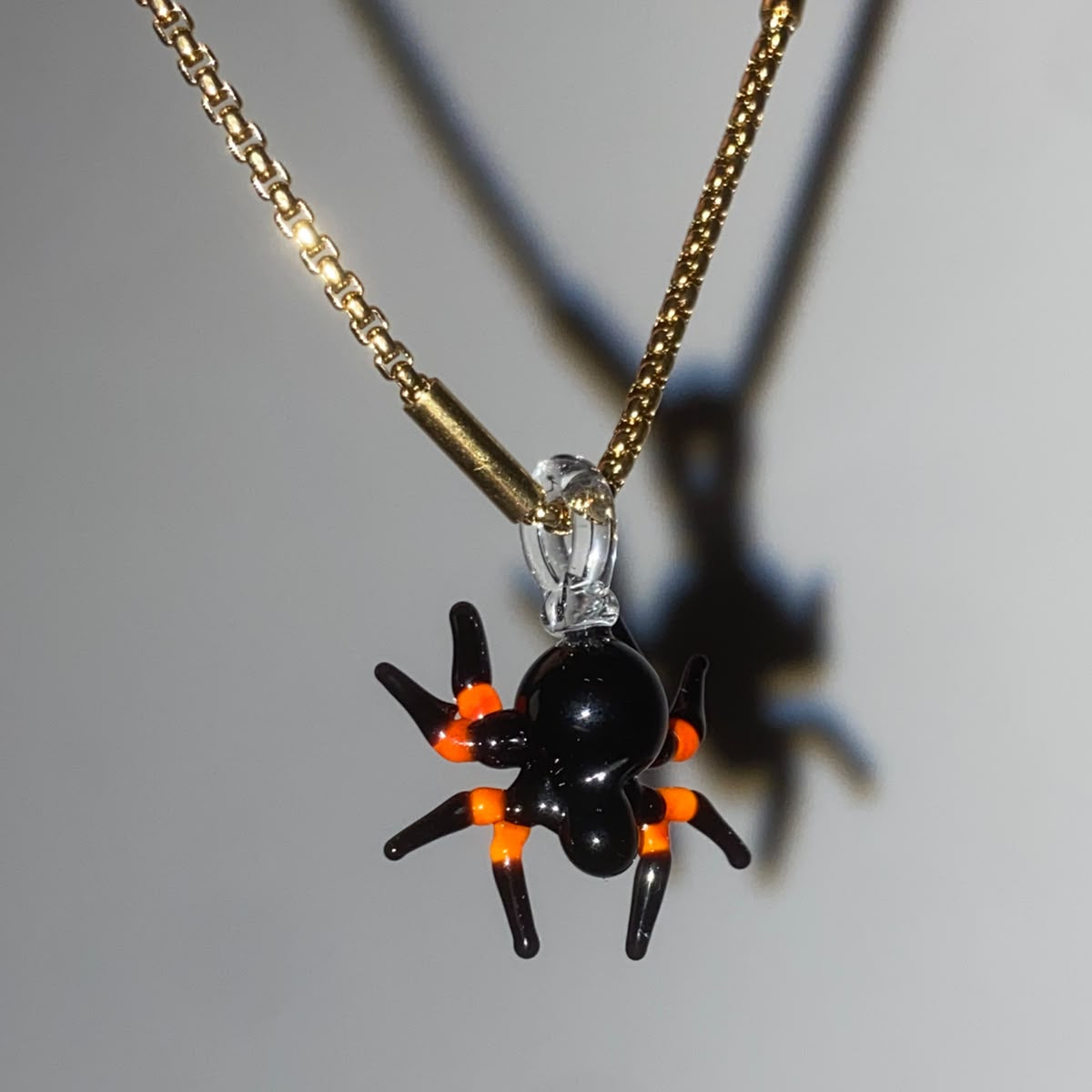 Wow Ragno (Spider) charm in vetro di Murano