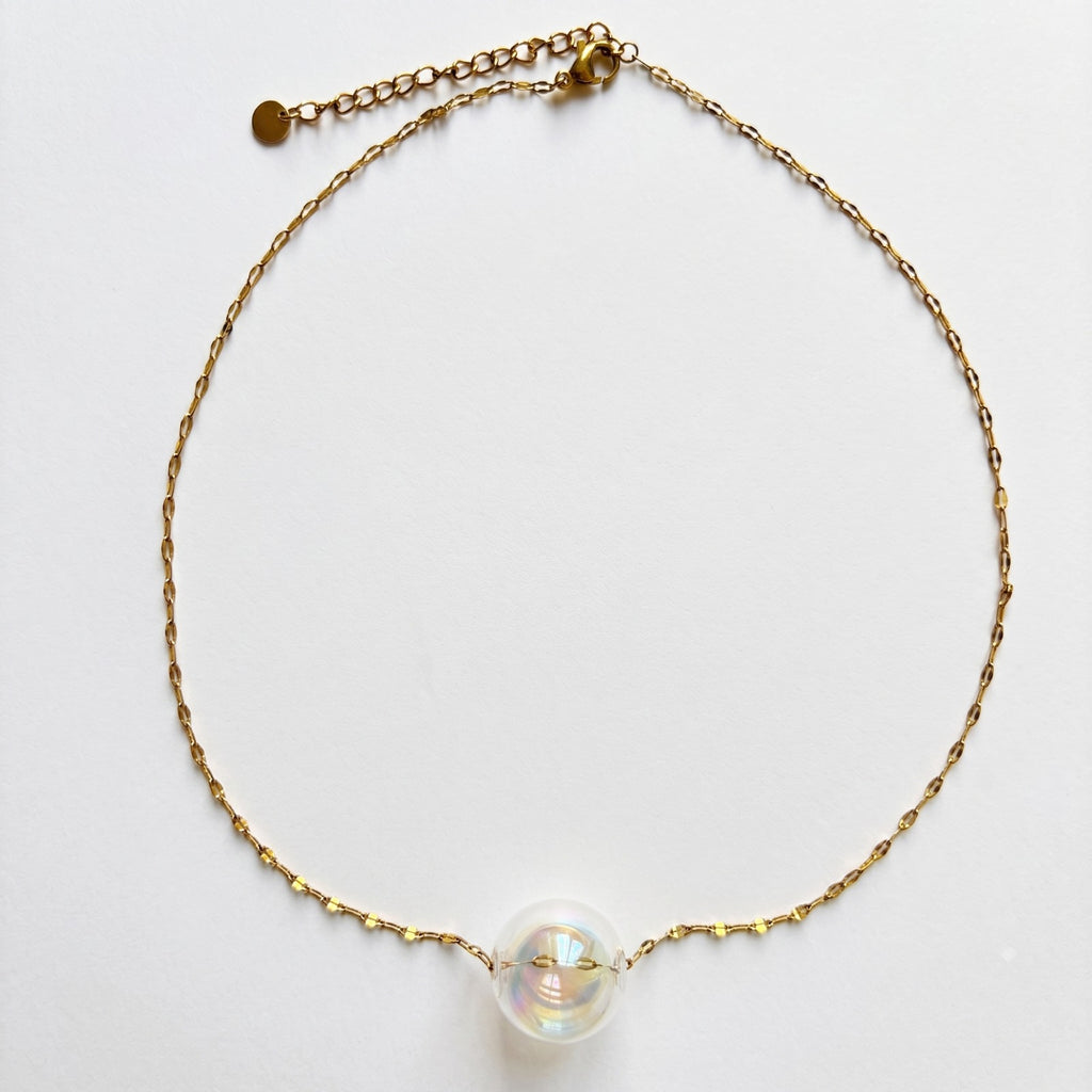 Collana Veneziana Soap Bubble in vetro di Murano