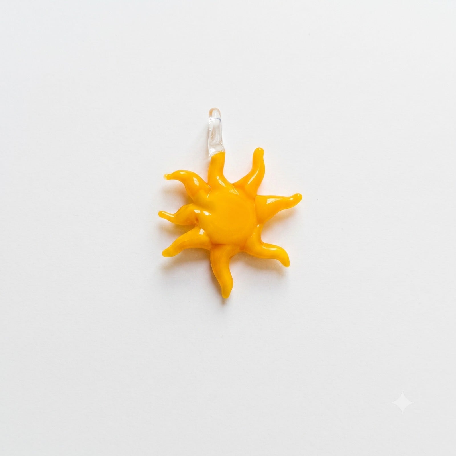 WOW Sole charm in vetro di Murano