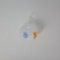 WOW Nuvola con Fulmine charm in vetro di Murano