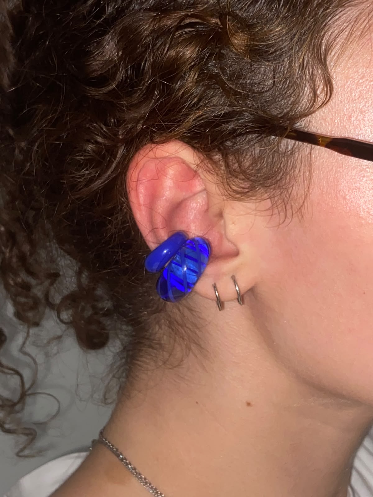 Earcuffs VERTIGO MAXI vetro di Murano