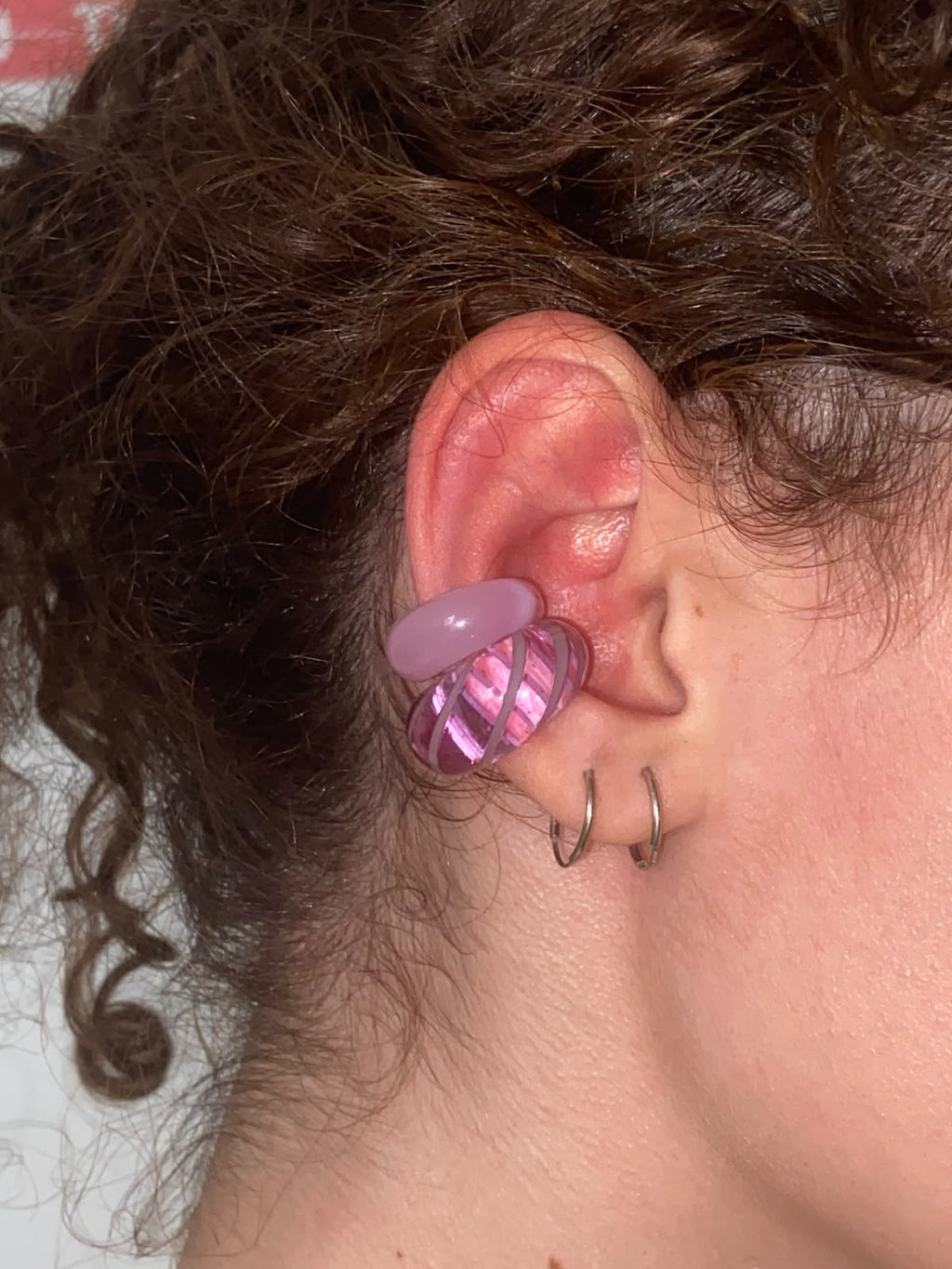 Earcuffs VERTIGO MAXI vetro di Murano
