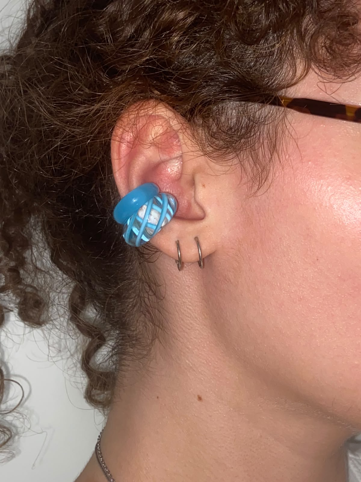 Earcuffs VERTIGO MAXI vetro di Murano